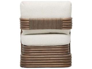 Interlude Home Orchid Lounge Chair - Grey