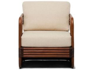Interlude Home Orchid Lounge Chair - Antique Brown