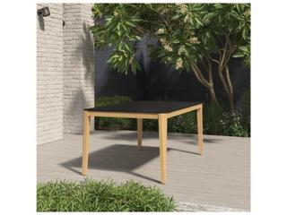 International Home Miami Amazonia Bahrain Modern Outdoor Rectangular Black Rectangular Dining Table