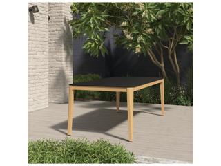 International Home Miami Amazonia Bahrain Modern Outdoor Rectangular Black Rectangular Dining Table