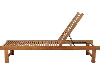International Home Miami Amazonia Maasdam 2 Piece Teak Lounger Set