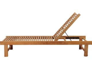 International Home Miami Amazonia Maasdam 2 Piece Teak Lounger Set