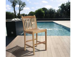 International Home Miami Amazonia Teak Eden Outdoor Bar Stool Set of 2
