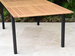 International Home Miami Amazonia Ivy Aluminum Extendable Rectangular Patio Dining Table