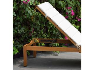 International Home Miami Amazonia Karen Wood Outdoor Chaise Lounge