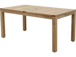 International Home Miami Amazonia Teak Rectangular Seven Piece Oslo Outdoor Patio Dining Set