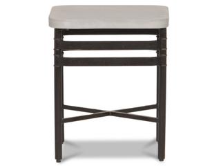 Inspired Visions Lancaster Golden Penny Aluminum Square End Table