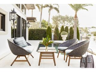 Jensen Outdoor Furniture Nest IPE Loveseat