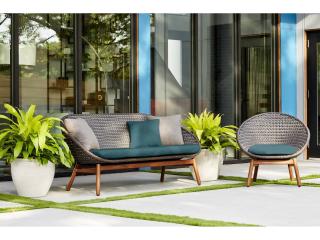 Jensen Outdoor Furniture Nest IPE Loveseat