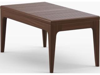 Jensen Outdoor Furniture Mix IPE 34" x 18" Rectangular Side Table