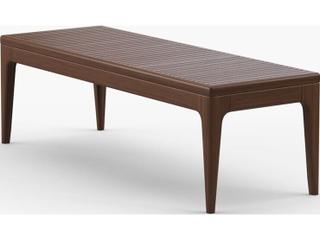 Jensen Outdoor Furniture Mix IPE 51" x 18" Rectangular Coffee Table