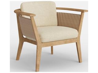 Soleo Lounge Chair with Tawny Brown Solara Fiber