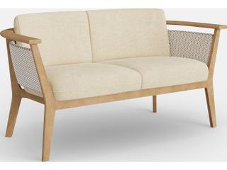 Jensen Outdoor Soleo Loveseat/ Ivory