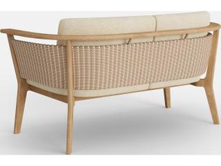Jensen Outdoor Soleo Loveseat/ Tawny Brown