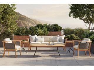 Jensen Outdoor Soleo Sofa/ Nebula Gray