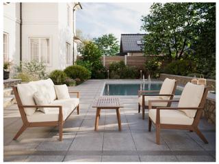Jensen Outdoor Furniture Foundations Ipe IPEFoundations IPE 48" x 24" Rectangular Coffee Table