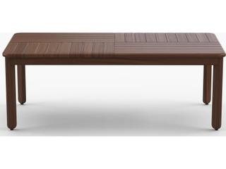 Jensen Outdoor Furniture Foundations Ipe IPEFoundations IPE Mosaic 50" x 25" Rectangular Coffee Table