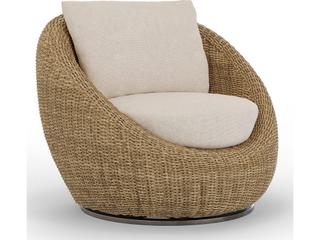 Velo Swivel Chair w/ Seat & Back Cushion