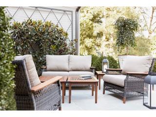 Jensen Outdoor Furniture Vintage IPE Loveseat