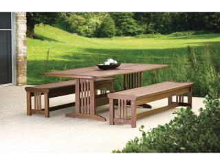 Jensen Outdoor Furniture Heritage IPE Bunbury 90" x 42" Rectangular Dining Table