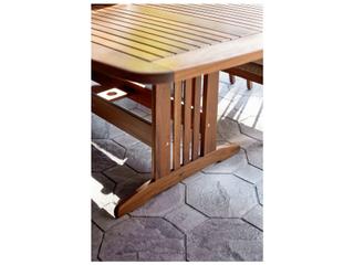 Jensen Outdoor Furniture Heritage IPE Bunbury 90" x 42" Rectangular Dining Table