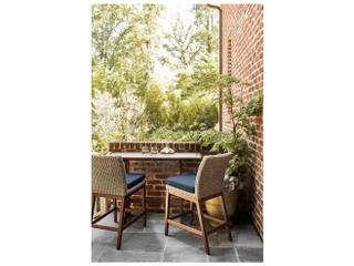 Jensen Outdoor Furniture Coral IPE Counter Height Side Chair / Natural