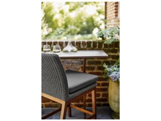 Jensen Outdoor Furniture Coral IPECora Counter Height Side Chair / Gray