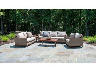 Jensen Outdoor Furniture Coral IPE Loveseat /Natural