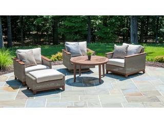 Jensen Outdoor Furniture Coral IPE Swivel Rocker Chair /Natural