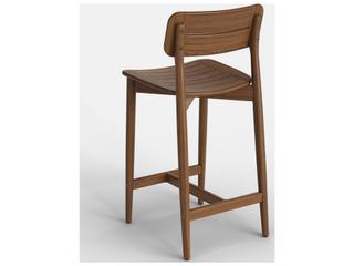 Jensen Outdoor Furniture Innova IPE Harper Counter Height Side Chair