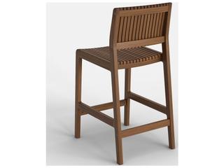 Jensen Outdoor Furniture Innova IPE Allure Counter Height Side Chair