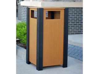 Frog Furnishings Recycled Plastic Ridgeview 32 Gallon Receptacles