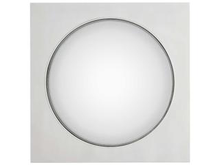 Globo Convex Wall Mirror in Polished Nickel