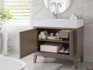 James Martin Linear 35" Single Vanity Cabinet