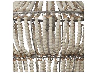 Jamie Young Blanca 1-Light White Washed Empire Chandelier