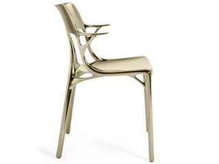 Kartell Outdoor A.I. Bronze Resin Dining Chair  (Sold in 2)