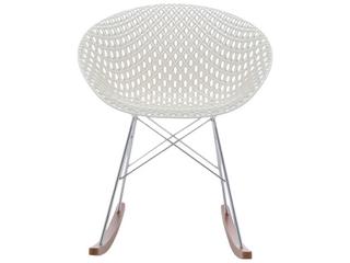 Kartell Smatrik Oak Wood Brown Arm Dining Chair  (Sold in 2)