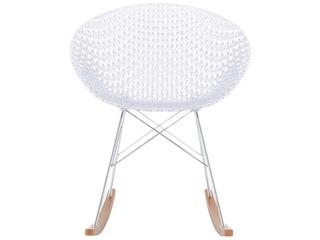 Kartell Smatrik Oak Wood Brown Arm Dining Chair  (Sold in 2)