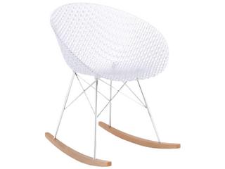 Kartell Smatrik Oak Wood Brown Arm Dining Chair  (Sold in 2)