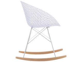 Kartell Smatrik Oak Wood Brown Arm Dining Chair  (Sold in 2)