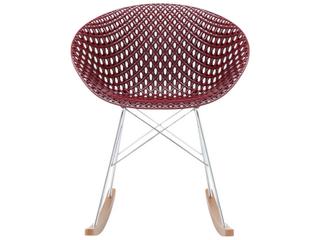 Kartell Smatrik Oak Wood Brown Arm Dining Chair  (Sold in 2)