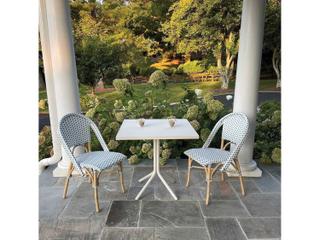 Kingsley Bate Café Aluminum 30" Wide Square Bistro Table