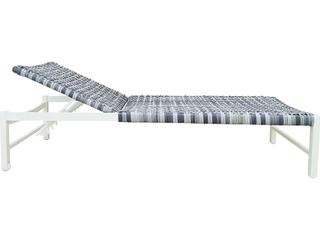 Kingsley Bate Special Order Catherine Aluminum Wicker Chaise Lounge