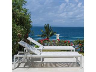 Kingsley Bate Special Order Catherine Aluminum Wicker Chaise Lounge