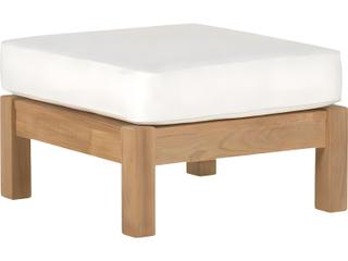 Chelsea Teak Cushion Ottoman