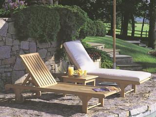 Kingsley Bate Nantucket Teak Cushion Lounge Set