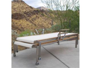 Kingsley Bate Tivoli Stainless Steel Sling Chaise Lounge