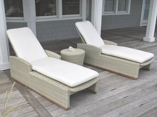 Kingsley Bate Westport Wicker Cushion Lounge Set