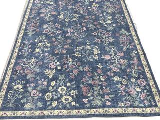 Chantelle Bordered Runner Area Rug with Floral Pattern