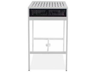 Koverton Parkview Woven Wicker Rectangular Wicker Outdoor Patio Bar Table